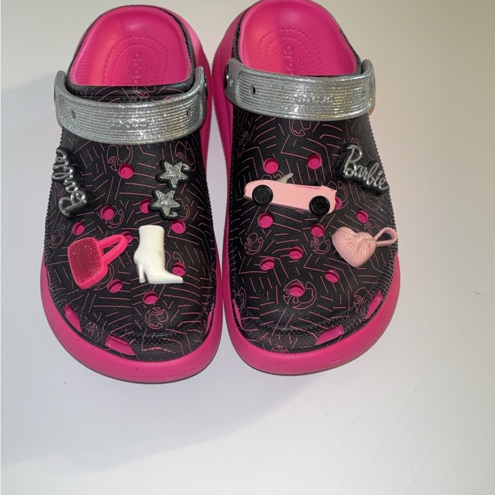 Women Barbie Crocs- Pink and Brown